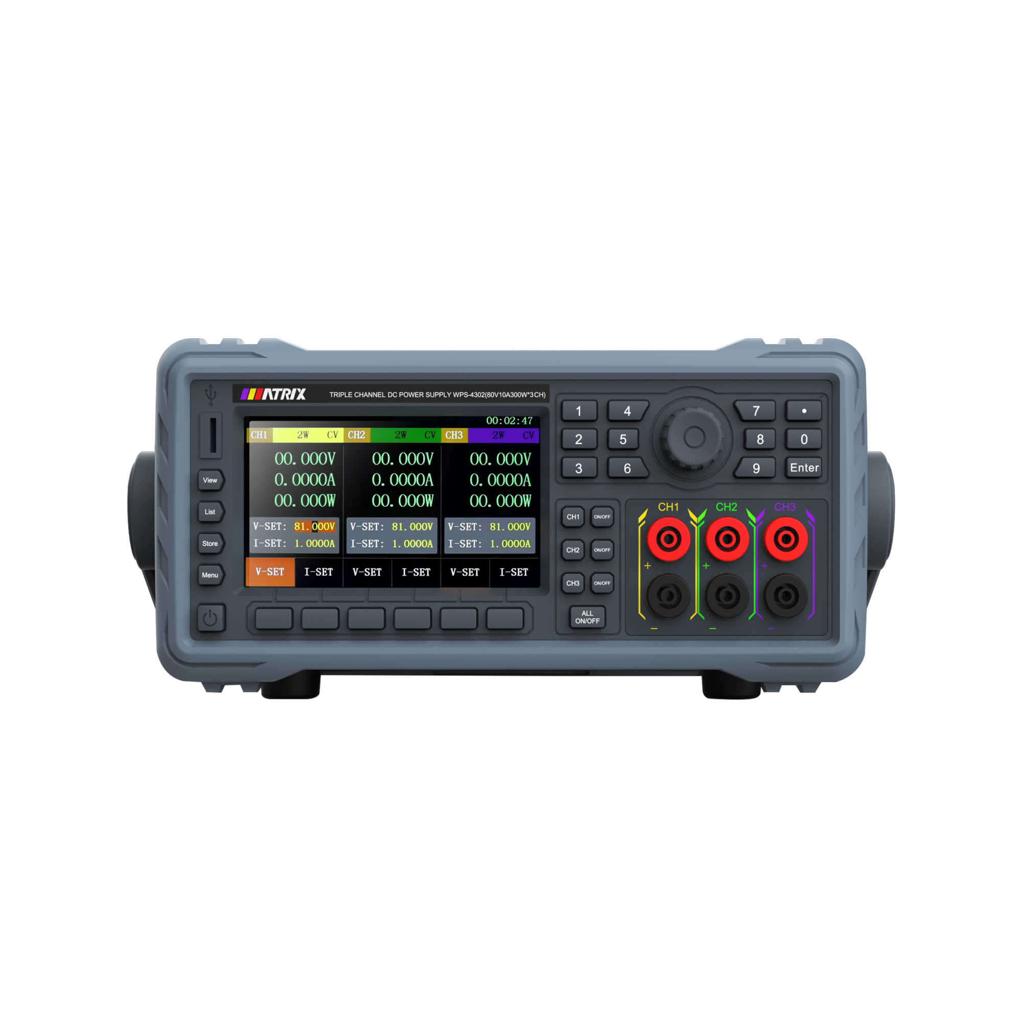 WPS-4300系列三通道直流电源